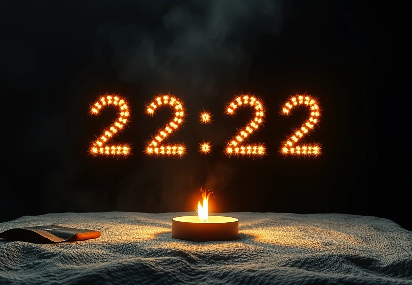 Representação visual: 22:22 Significado Espiritual e Energético